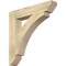 Ekena Millwork Thorton Slat Rough Sawn Bracket, Douglas Fir, 4"W x 24"D x 24"H BKT04X24X24THR06RDF - alternate 1